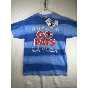 Vintage 90s AOP New England Patriots Sport Attack Shirt Men’s Size XL Tie Dye